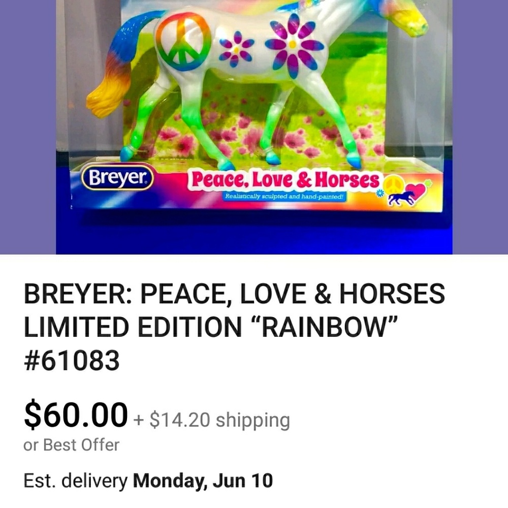 Breyer hourse pace love toy